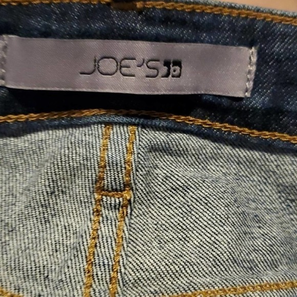 Joe's High Rise Straight Leg Distressed Jeans - Picture 6 of 9